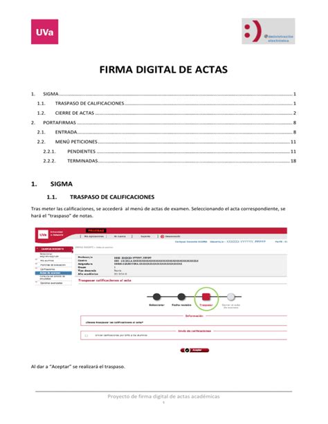 FIRMA DIGITAL DE ACTAS .